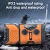 Emergency Radio with SOS Alarm Flashlight Solar Powered Hand Crank Rechargeable Radio Outdoor Camping