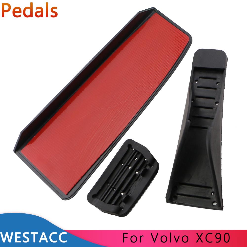 Stainless Steel Car Pedals Accelerator Gas Brake Rest Pedal Covers for Volvo XC90 XC 90 2018 -  Interior
