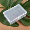 4Pcs Clear Plastic Card Holder Boxes Playing Game Card Storage Box Containers for Banks, Business, Game Easy to Use