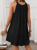 2025 Cross-Border Sleeveless Round Neck Halter Dress for Women
