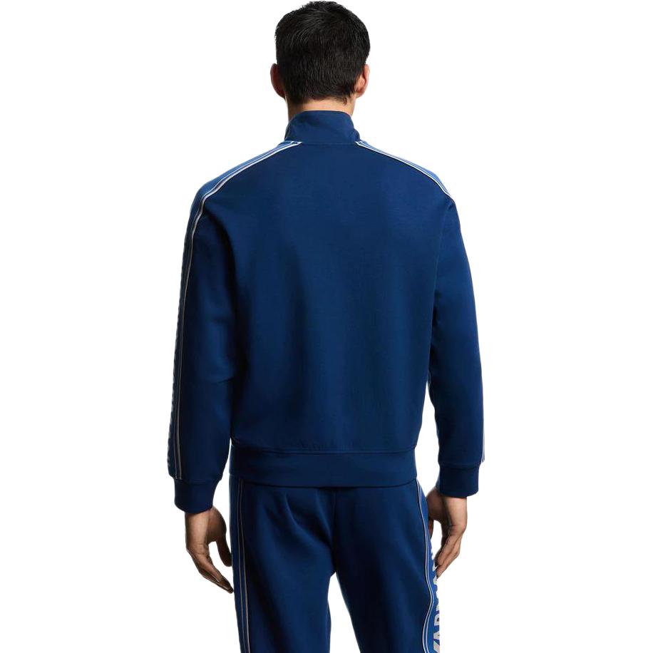 Emporio Armani Asv double-jersey full-zip sweatshirt with logo stripe EM002913AF10013