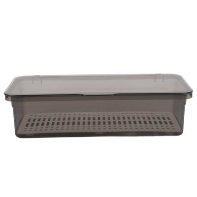 Nail Art Brush Storage Box Professional Portable Nail Art Tool Dust Brush Organizer Box for Home