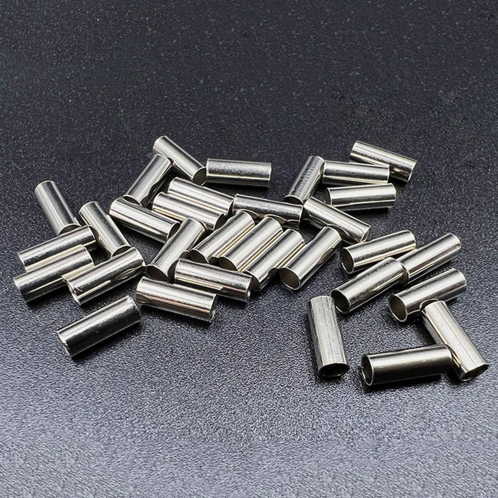 600pcs Copper Tube Fishing Line Connector Wire Pipe Crimp Sleeves Fishing Line Tube Carp Fishing Accessories Pesca