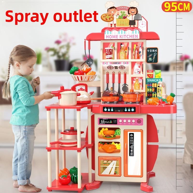 Children Toys Kitchen Kids Highly Reductive Cooking Toy Educational Play Pretend