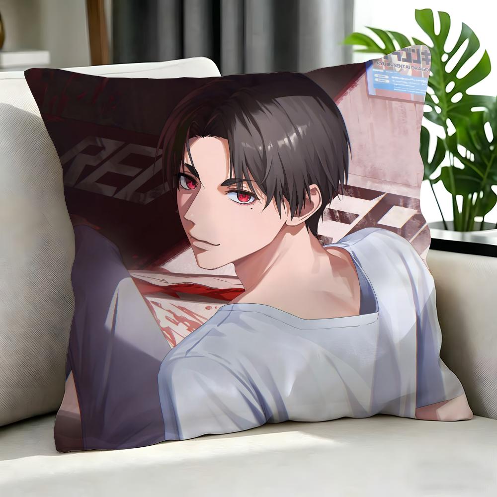 Anime Ranger Reject Cushion Cover Cushion Cover Set 4Pcs 50X50 45X45 40X40 Pillowcase Decorative Sofa Home Decor
