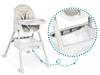 Milo High Chair With Table, Gray