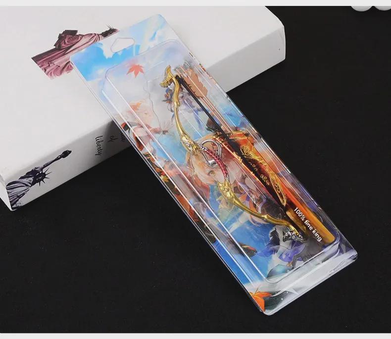 Green Hunting Bow Set: Original Peripheral Three-Piece with Ritual Bow, West Wind Bow, Quiver, and Metal Alloy Model.