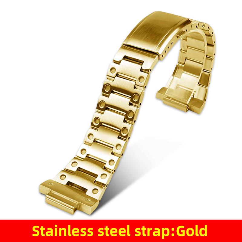 5600 5610 Metal Case Watch Band Mod Kit for Casio G-Shock 3299 DW5600 DW5610 GW-B5600 DW-5600 Replace Santos Style Bezel Strap