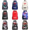 A102 Stranger Things Oxford Cloth Backpack With Candy Colors Waterproof And Durable Ideal For Teenagers And Travelers Characters)