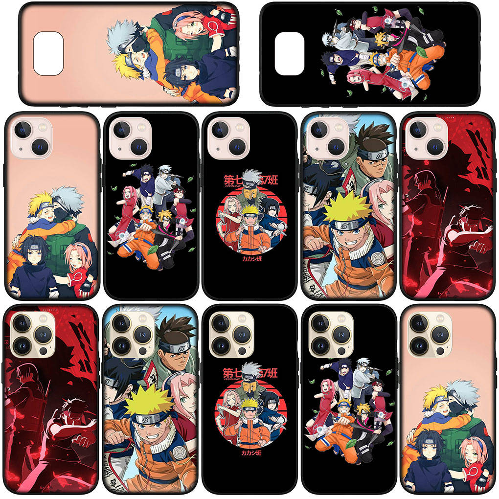 Phone Case for Samsung Galaxy S25 S24 S23 iPhone 16 15 Xiaomi Redmi Note 14 13 12 16E 11 Pro Max XR OPPO Moto Huawei Poster Uchiha Sasuke Naruto Cover