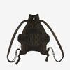 Pleatsmama Glitter Black Brown New Bow Backpack