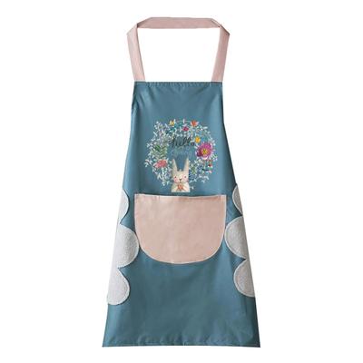 DIY Dessert Schürze Mode Schmutzabweisend Zuhause Wohnen Kochen Mit Großer Tasche Hase Wasserdicht Saubere Werkzeuge BBQ Küche Koch Backschürze Schick