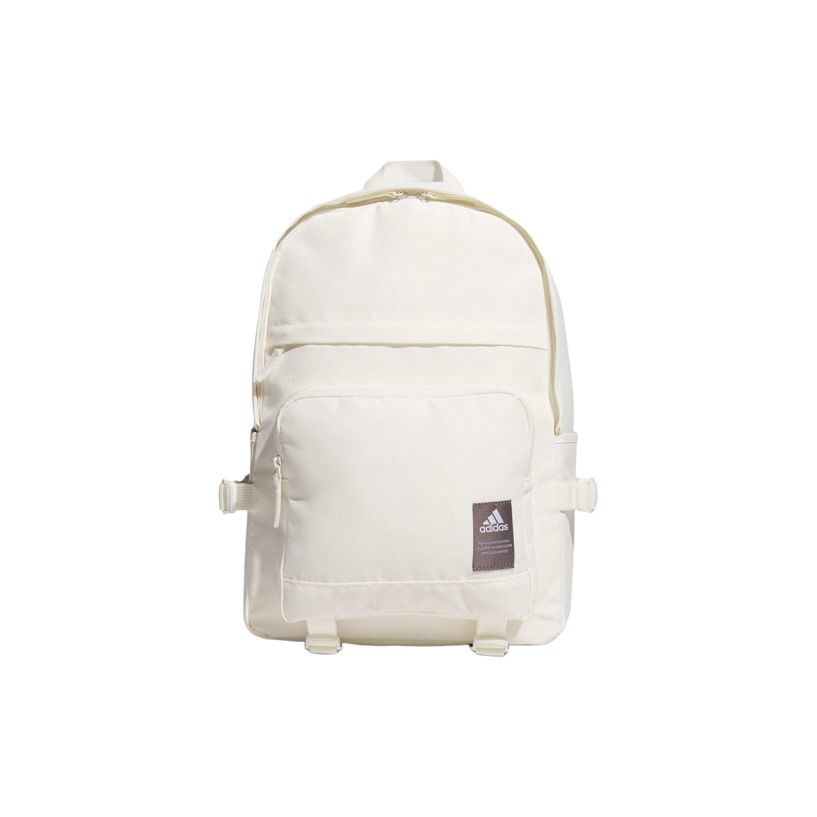

Adidas Must Haves Multi-Pocket Casual Large Capacity Recycled Polyester Backpack Unisex Backpack Han-Jade-White IM5289 Jade White