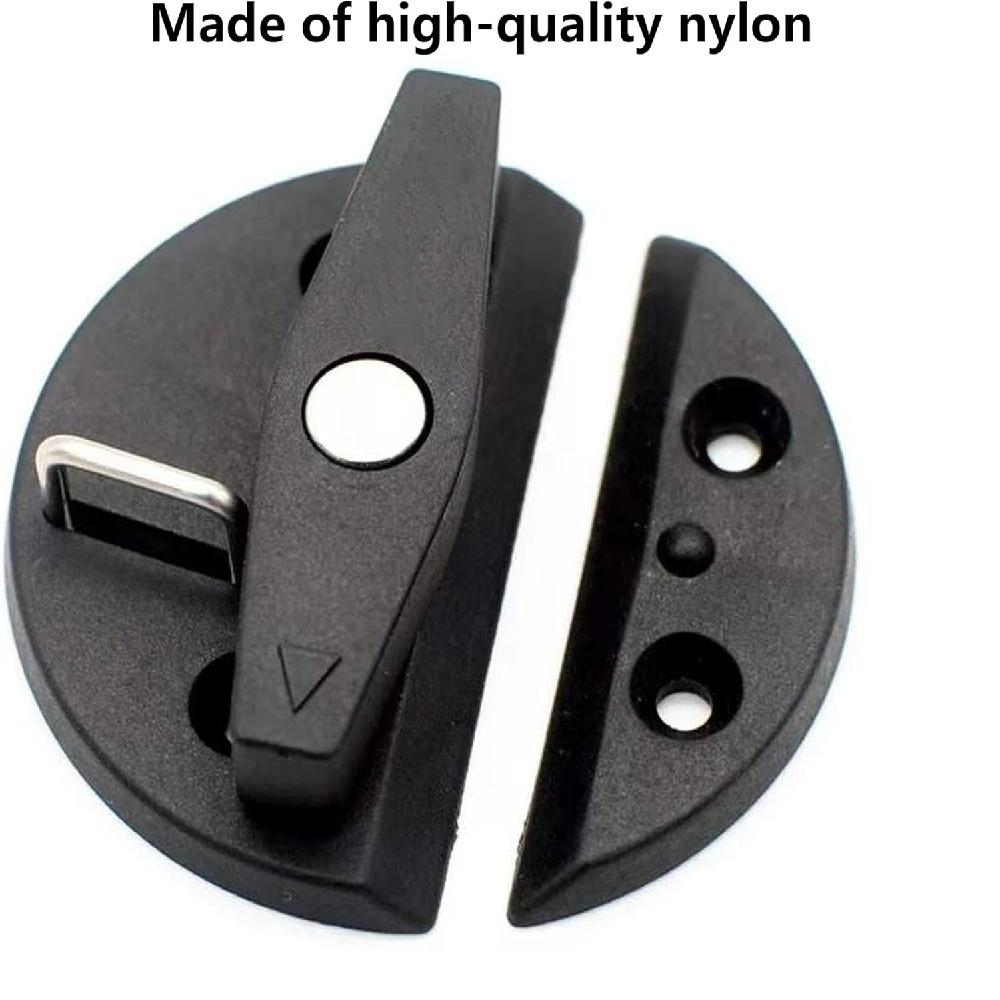Marine Nylon Boat Door Hatch Round Turn Button Twist Catch Latch Hardware Accessories(4 Pcs)