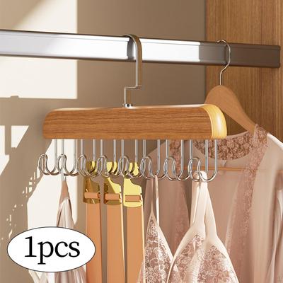 Camisole Clothes Hanger Belt Lingerie 8 Hooks Bra Organizer Scarf for Bathing