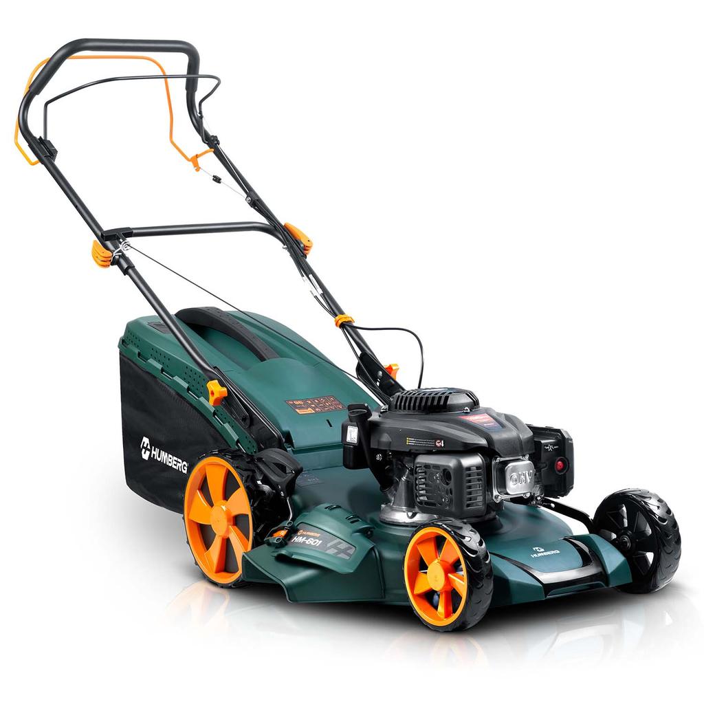 Petrol Lawn Mower with Drive 51 70 Loncin 196cc + Humberg Hm-601 Oil