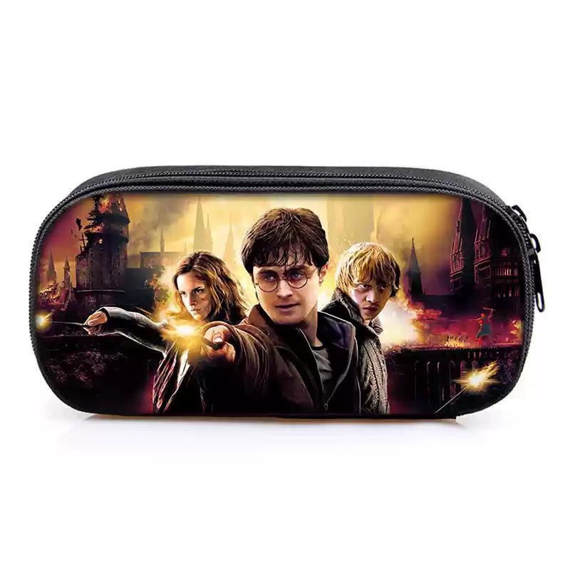 Harry Potter School Stationery Bag With Nylon Material For Students And Gift Use