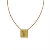 CELI Arc de Triomphe Initial Pendant Necklace - Luxury Niche Design