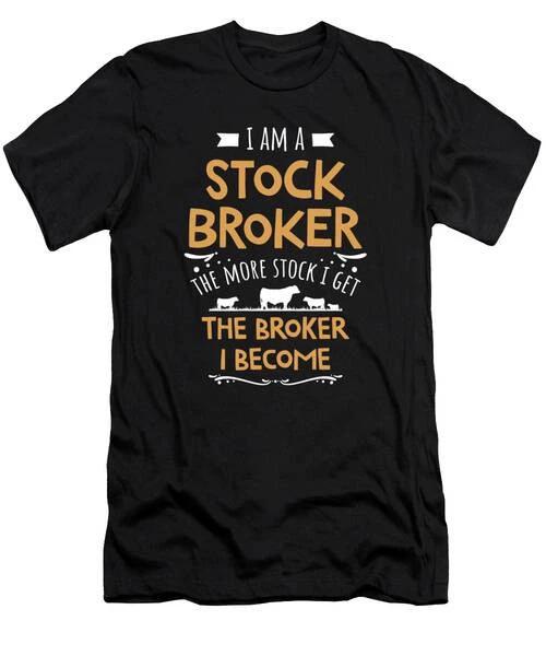 Cattle Rancher Funny Cow Stockbroker Cattleman Farmer T-Shirt S to 3XL M