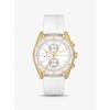 Oversized Hadyn Pavé Gold-Tone Watch MK7484