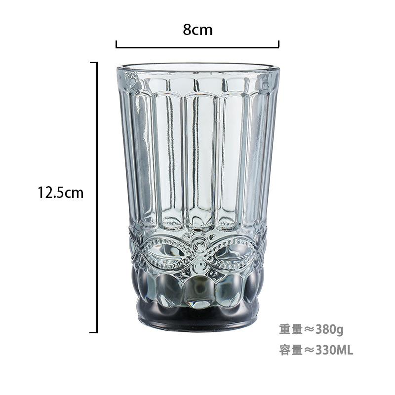 330 Ml Water Glass for Juice Beer Tea Milk Wine Drinking Drinkware for Cold Drink Glasses Family and Friends Party