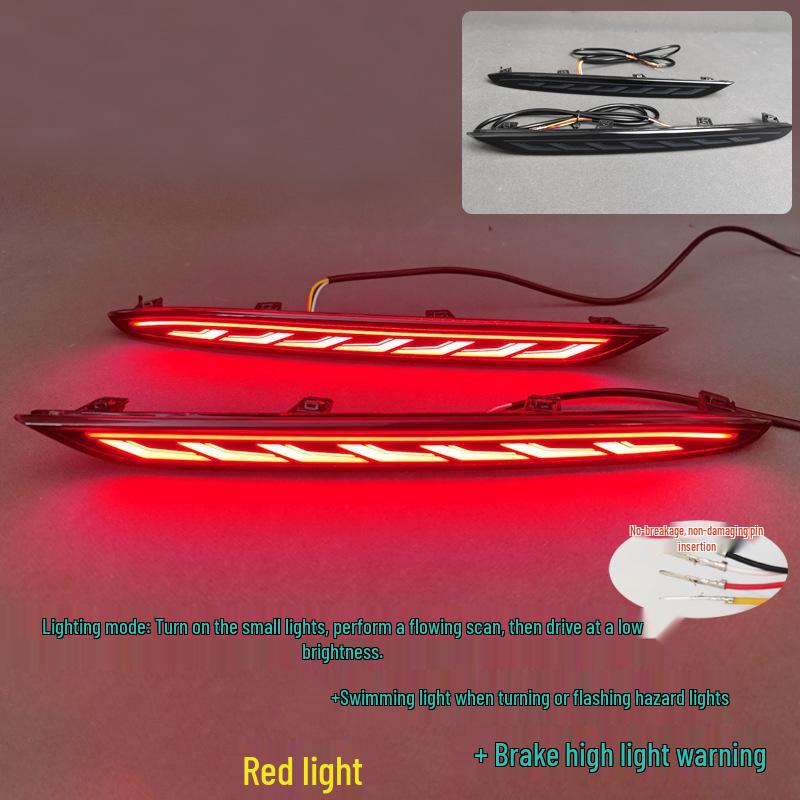 LED Flowing Turn Signal & Brake Light for 5th Gen Geely Emgrand Rear Bumper - Fits 26 Models
