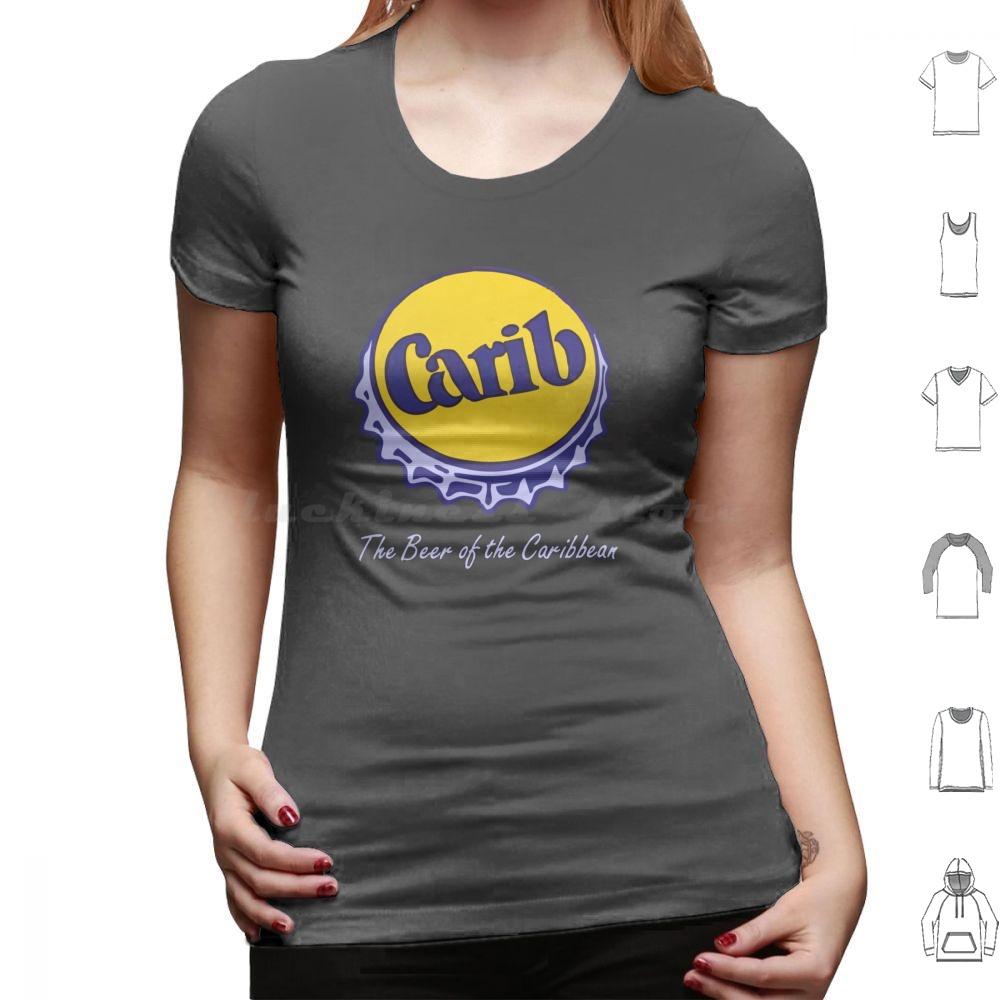 Carib Beer Das Bier der Karibik T-Shirt Große Größe 100% Baumwolle Bier Cerveza Lager Carib Karibik Westindien