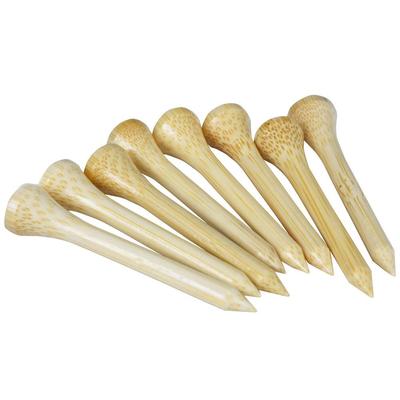 Bamboo Golf Tees with Ball Holder, Available In 42/54/70/83mm