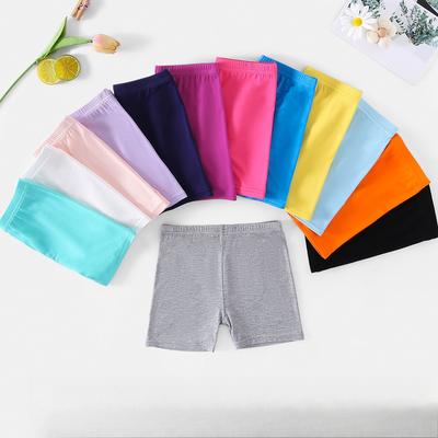 Cotton Modal Girls' 3/4 Shorts – No Roll Edge, A-Class Soft & Breathable Underwear Pants for Kids, Summer Safety Shorts