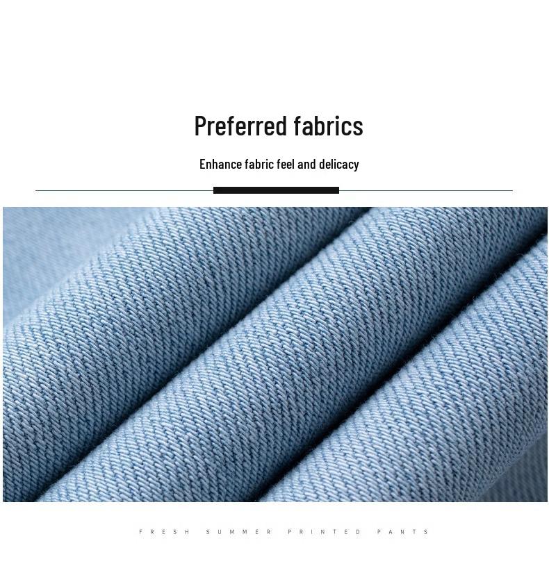 2025 Chinese Style Embroidered Wide-Leg Summer Jeans for Women - Trendy Petite Straight-Leg Design