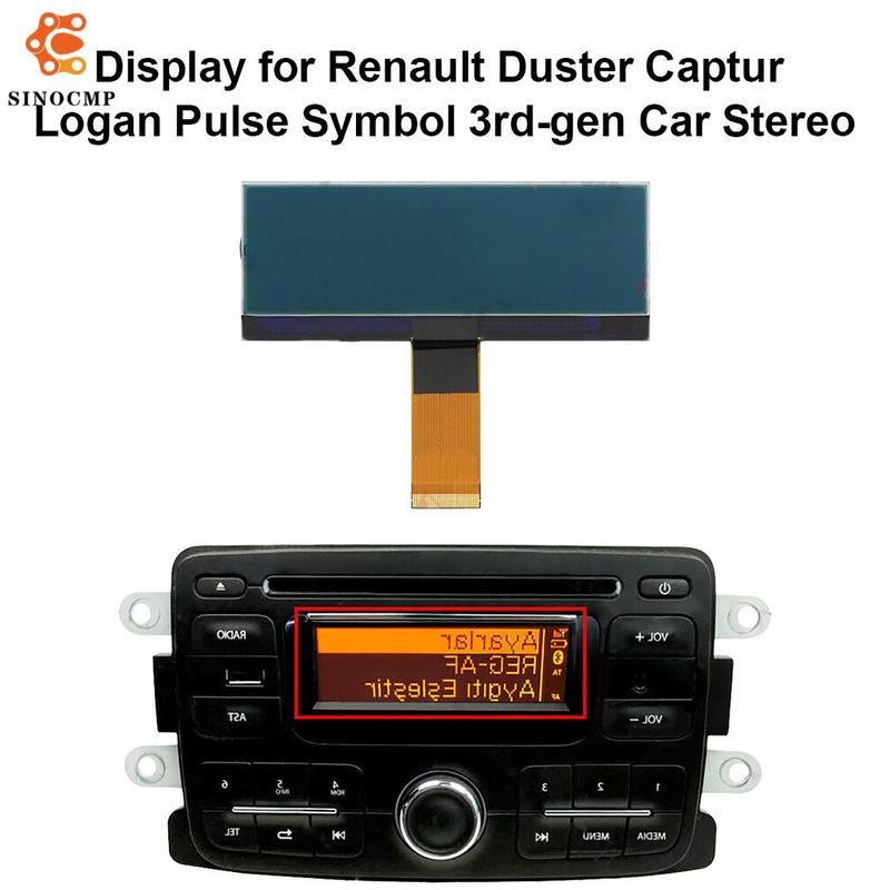 LCD Display Car Radio Stereo AGC-1220RF-A AGC-0060RF-A For Renault Duster Captur Logan Pulse Symbol 3rd-gen Dacia Lada Xray