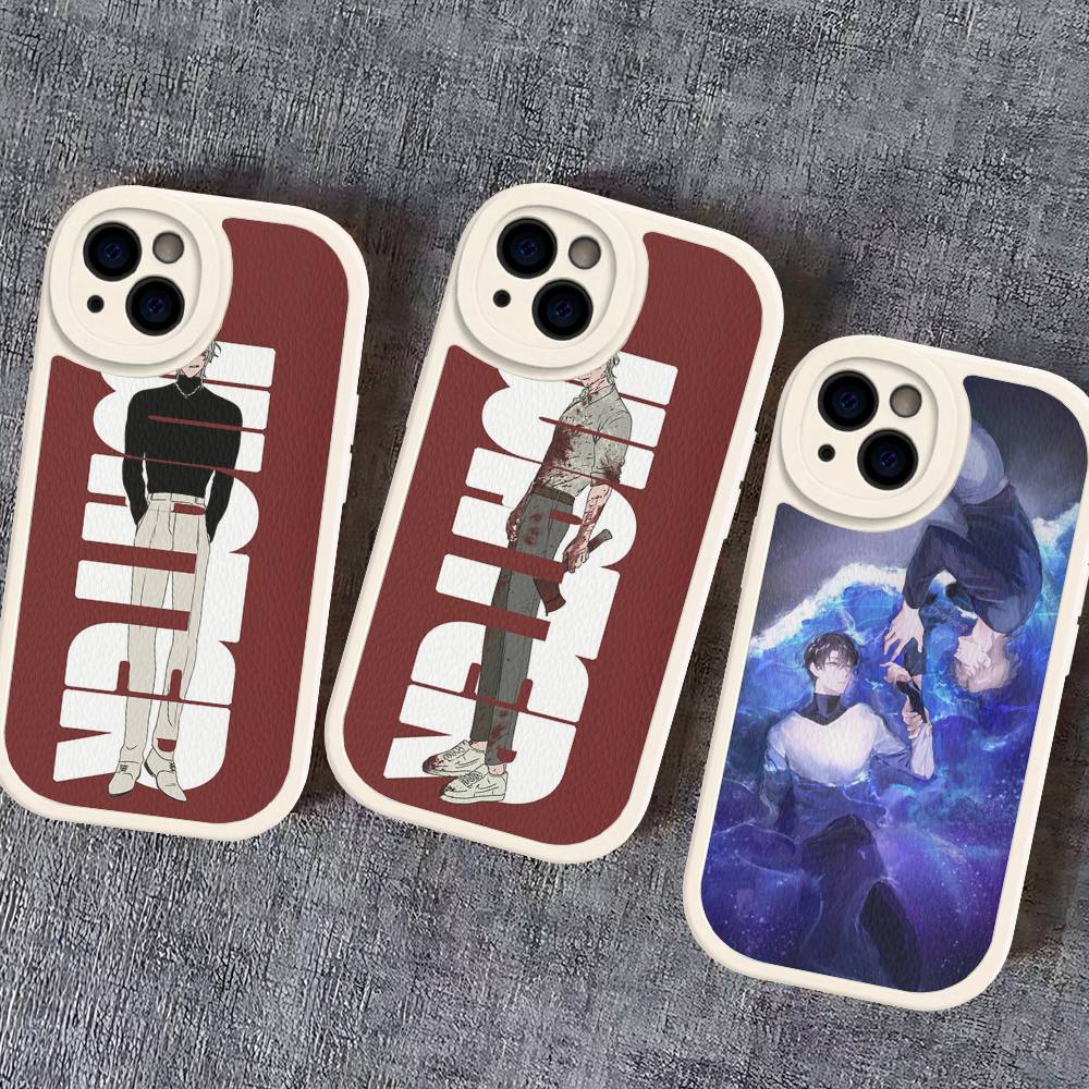 Anime BL L-lows_t-tide-in-t-twiligh_t Phone Case for iPhone 16 15 14 13 Pro Max 11 12 Plus Leather Silicone Cover