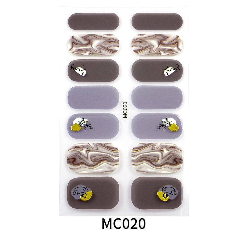 New Japanese and Korean nail sticker cute waterproof nail mask pregnant girl nail sticker