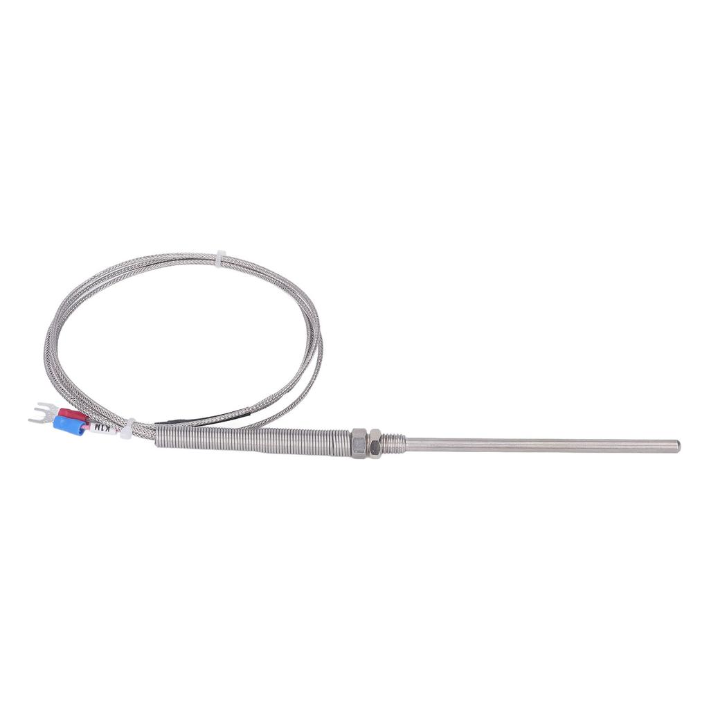 Sondă Termocuplu Tip K Senzor Temperatură Detector Ecartament Oțel Inoxidabil 304 Filet M8 1 metru