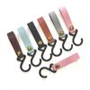 Outdoor Hanging Hooks Rope Clothesline Portable Leather Shelf Hook Durable Storage Rack Lanyard Canopy Hanger S-shaped