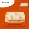 Compostable Corn Starch Multi-Compartment Food Container