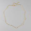 Women 925 Sterling Silver Necklaces Waterproof 14K Gold Plated Cubic Zirconia Choker Necklace for Wedding Prom Brides Jewelry