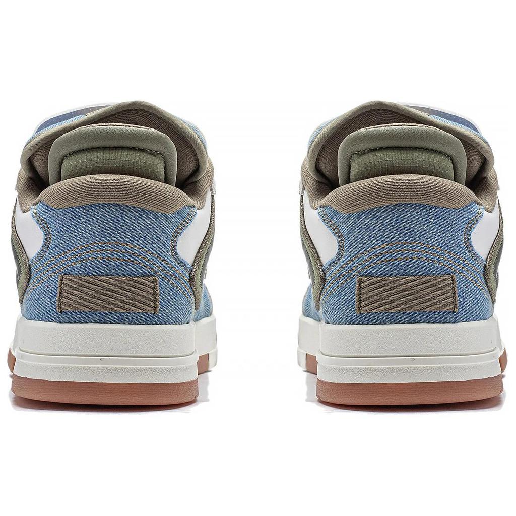 Li Ning We I Pro Soft Bounce Trendy Non-Slip Lightweight Low-Top Skate Shoes Men sneaker White Green AECU003-1