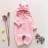Newborn Knitted Wool Romper - Cute & Warm Baby Sweater for Boys & Girls (Autumn/Spring)