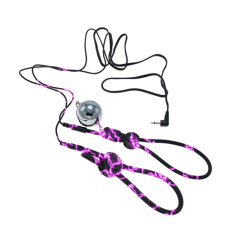 Electric Shock Penis Pendant Physical Stretching Exercise Men's Sex Toys Adult Supplies SM Training Silicone Ring