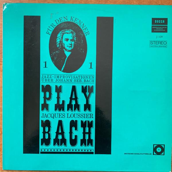 

LP Record JACQUES LOUSSIER Play Bach 1 JazzImprovisationen SBD1024C Decca Germany Classical Used