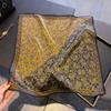 Spring thin 111 mulberry silk square scarf women's 11cm multi-functional cashew print shawl scarf
