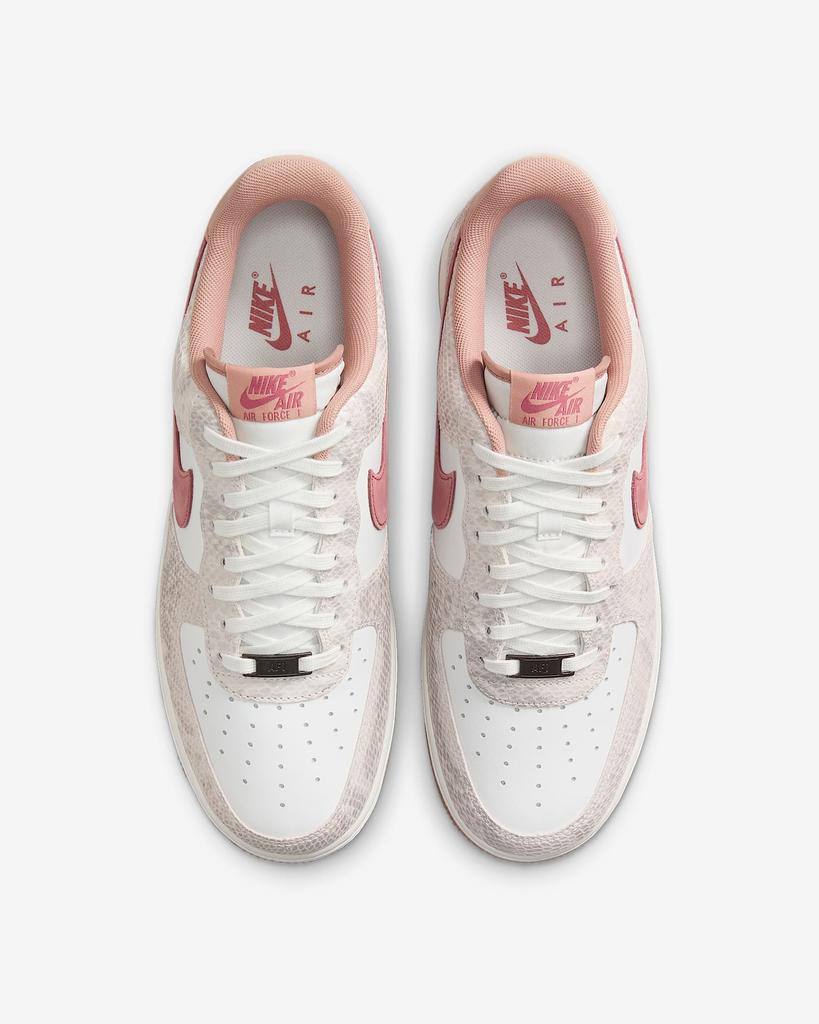 HF2898-100 Nike Air Force 1 Low Rosa Schlangenhaut (Herren)