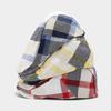Colorful Plaid Berets Button Adjustable Painter Caps Unisex Summer Visor Hat  for Men Women