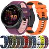 Pulseira Esportiva de Silicone 20mm 22mm Para Garmin Forerunner 265 570 165 645 Pulseira Macia Vivoactive 4 5 6 Venu sq 2 3 Pulseira de Substituição