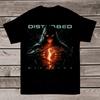 Nueva Popular Camiseta Negra Disturbed Banda Regalo Para Fan Todas las Tallas Unisex