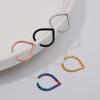 5Pcs New Stainless Steel Faux Septum Ring for Women Men Fake Non-Piercing Nose Ring Jewelry Non-Pierced Clip on Nose Ring Hoop