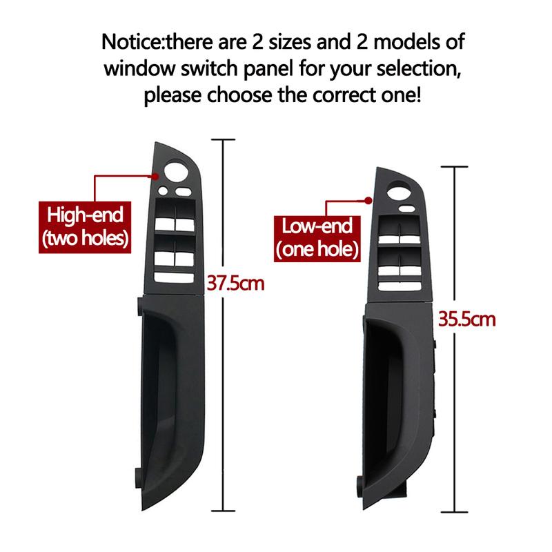 7PCS Set LHD Interior Accessories Window Switch Panel Door Handle Full Set For BMW 3 Series E90 E91 316 318 320 325 328i