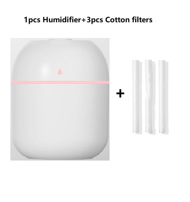 220 ml Luftbefeuchter Mini Ultraschall Usb Ätherisches Öl Diffusor Auto Reiniger Aroma Anion Nebel Maker Für Home Auto Led nacht Lampe