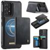 CaseMe Me80 Magnetic RFID Wallet Phone Case For Samsung Galaxy S24 FE 5G, Detachable Multi Card Slot Kickstand Anti-Theft Cover